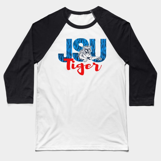 JSU Tiger Baseball T-Shirt by TeeJaiStudio